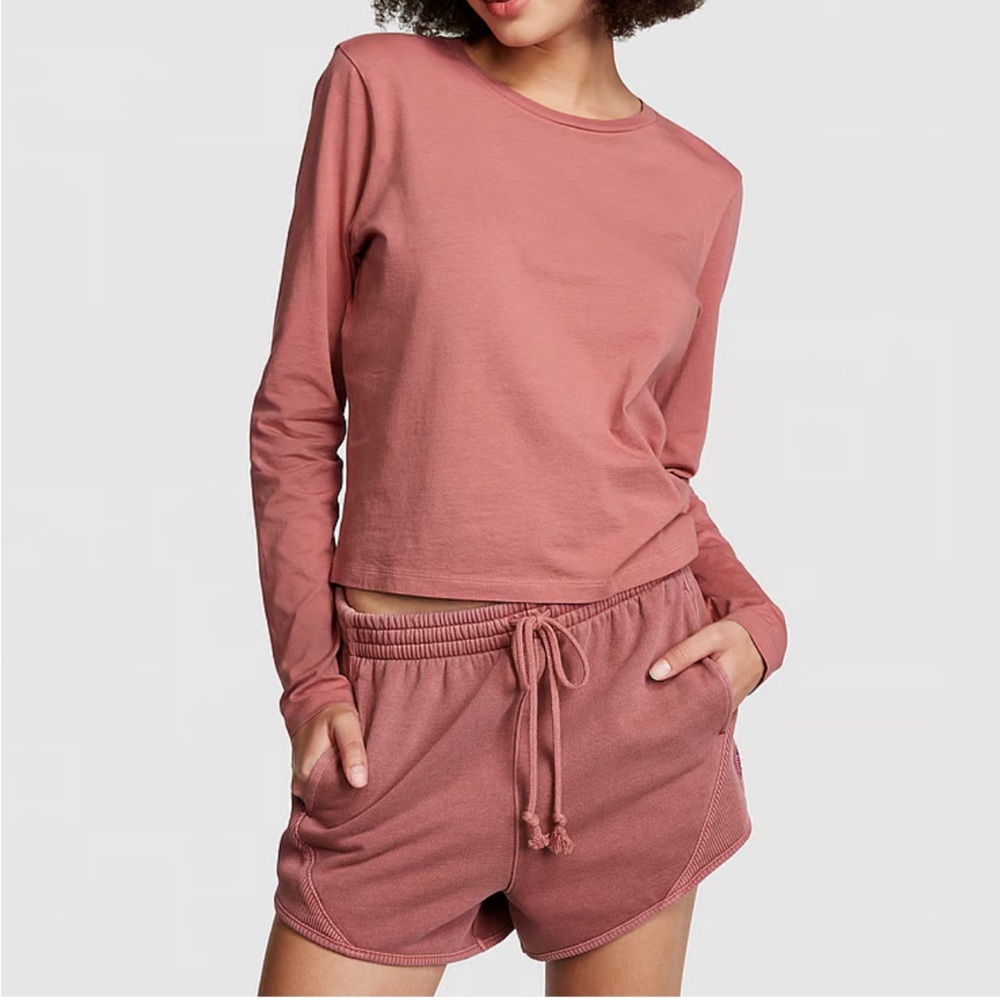 Ultra premium thick woven curved hem shorts size small nwt - Picture 1 of 6